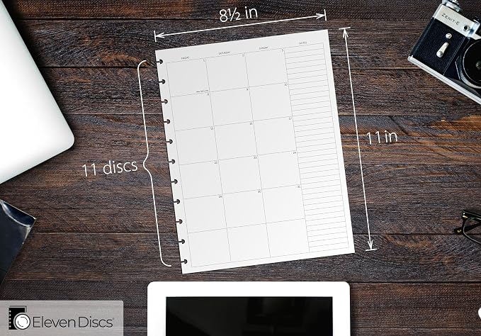Eleven Discs Academic Year Monthly Calendar Refill July 2026-June 2027 - Image 5