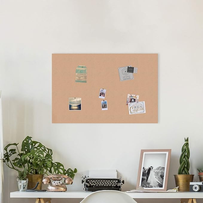 U Brands Cork Canvas Bulletin Board - Image 2