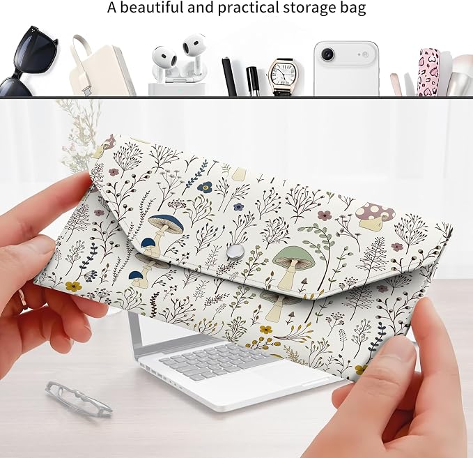 Cash Envelope Wallet Cute PU Leather Envelopes Bag - Image 3