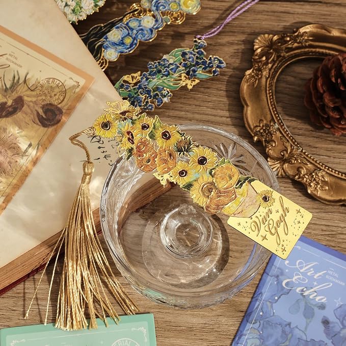 4 Pieces Bookmarks with Tassel - Image 6