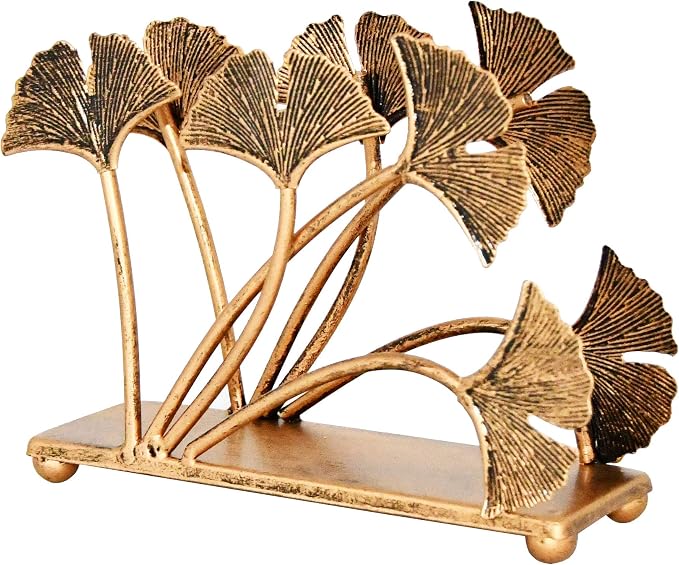 OwlGift Modern Ginkgo Leaves Design Napkin Holder - Image 7
