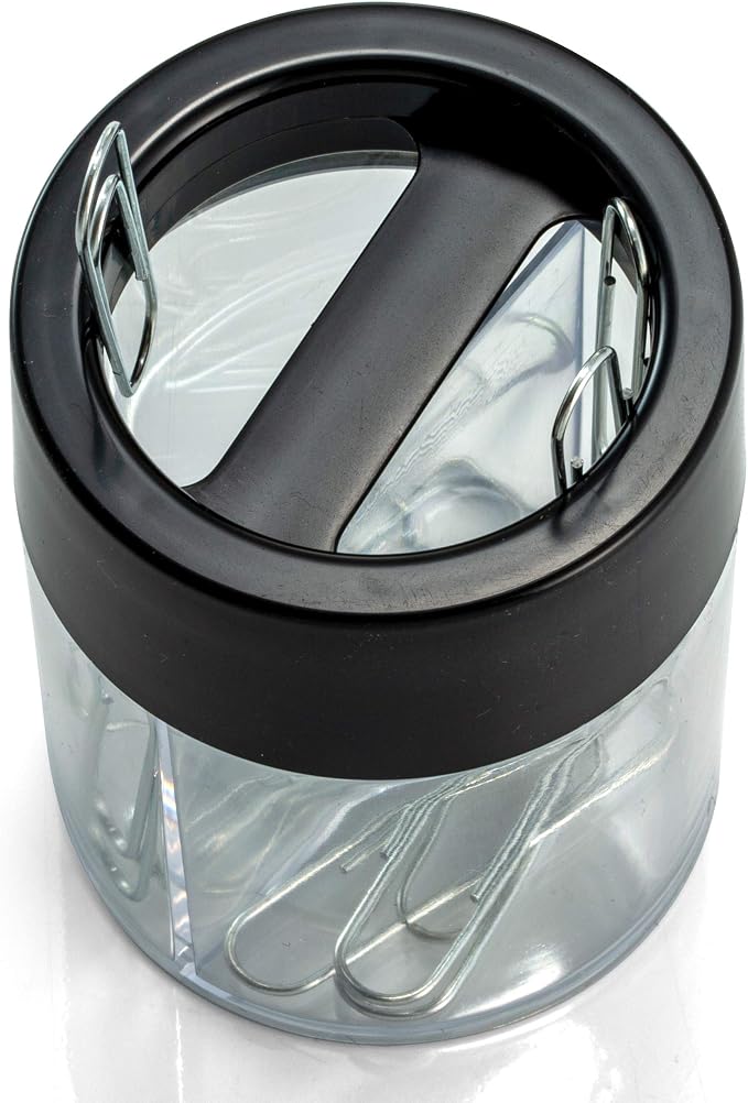 Officemate Magnetic Clip Dispenser, Large/Round, 200 Clip Capacity - Image 2