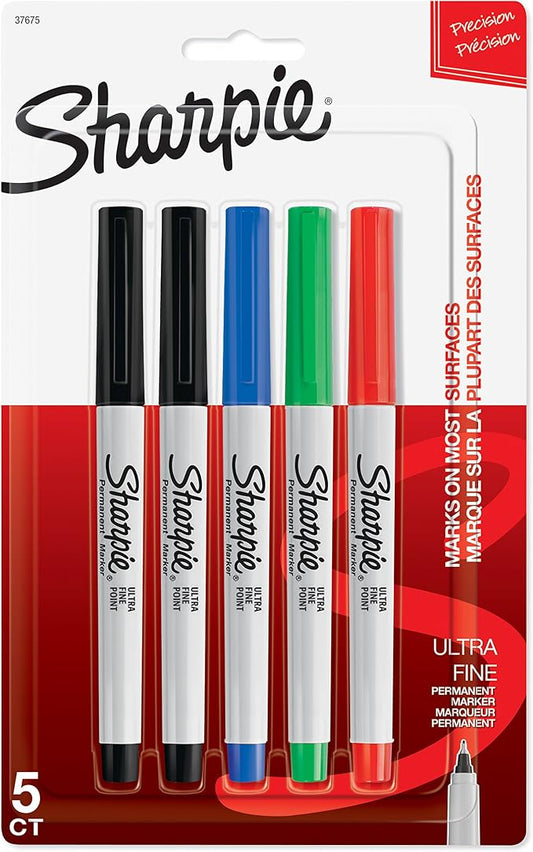 Sharpie 37675PP Permanent Markers, Ultra Fine Point by Unknown