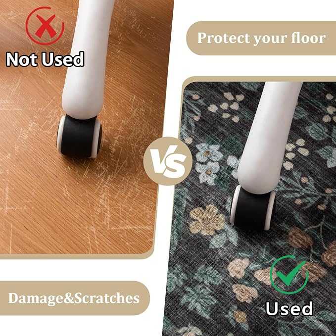 chakme Office Chair Mat for Hardwood Floor, Machine Wash - Image 4