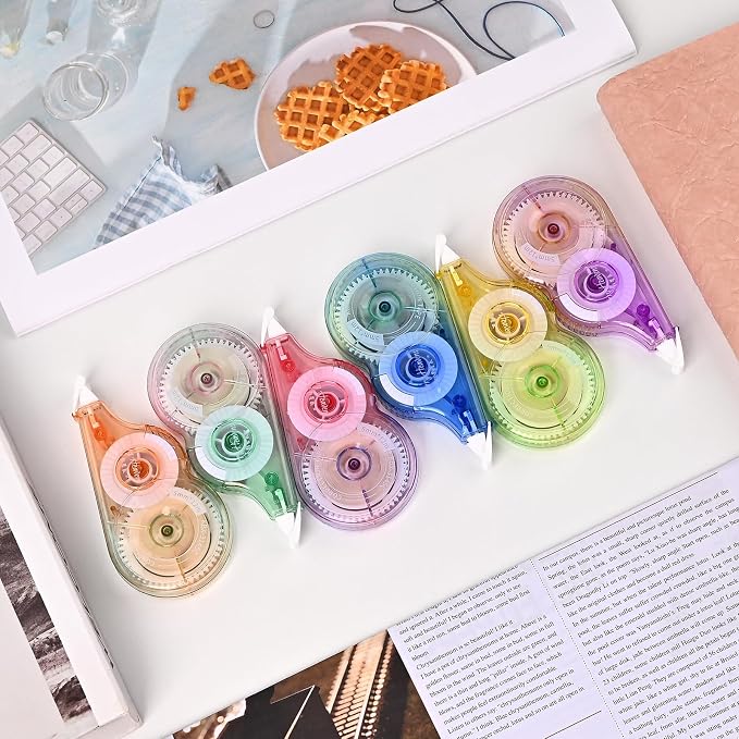 Temiary 6 Pcs Correction Tapes for Instant Corrections, Aesthetic Tape for - Image 5