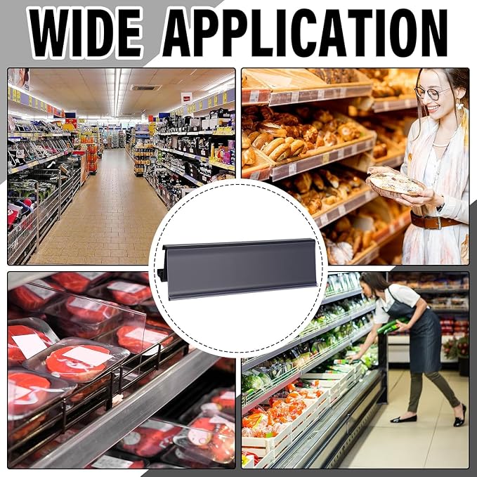 Kathfly 2 Pcs Wire Shelf Label Holders Compatible - Image 4