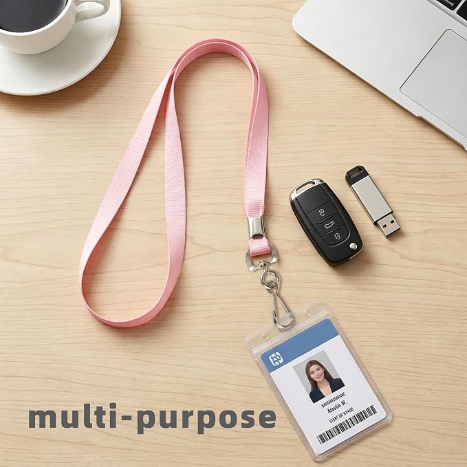 LOCONHA 100 Pack Pink lanyards Lanyards - Image 6