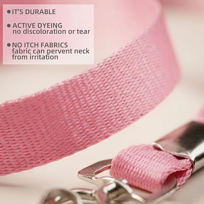LOCONHA 100 Pack Pink lanyards Lanyards - Image 3