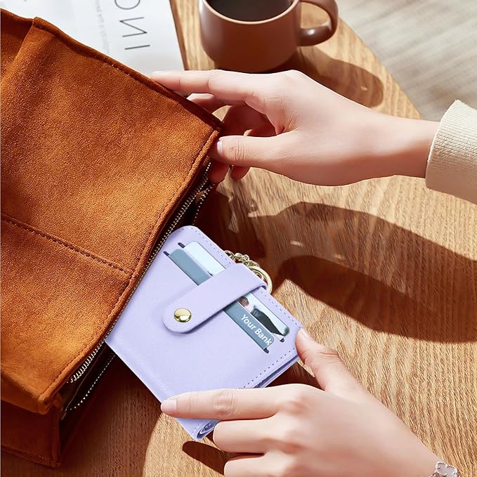 Airkit Small Wallet Women RFID, PU Leather Card Holder - Image 7
