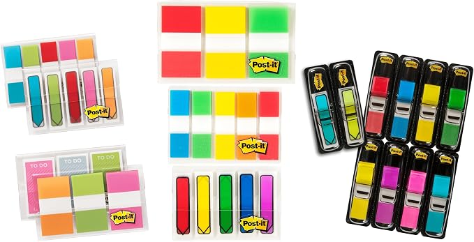 Post-it Flags and Tabs Value Pack, Ultimate Business and Study Pack, 956 by Unknown