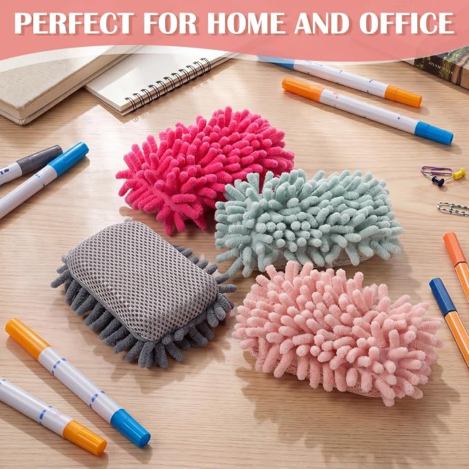 Epakh 4 Pieces Dry Erase Board Magnetic Whiteboard Dry Erase Erasers Washable - Image 6