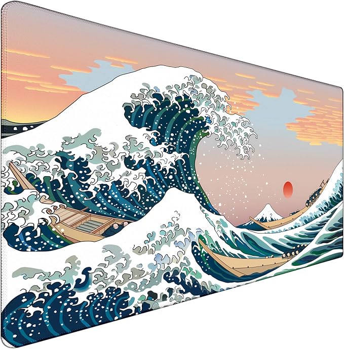 Japanese Large Gaming Mouse Pad by Jovlio