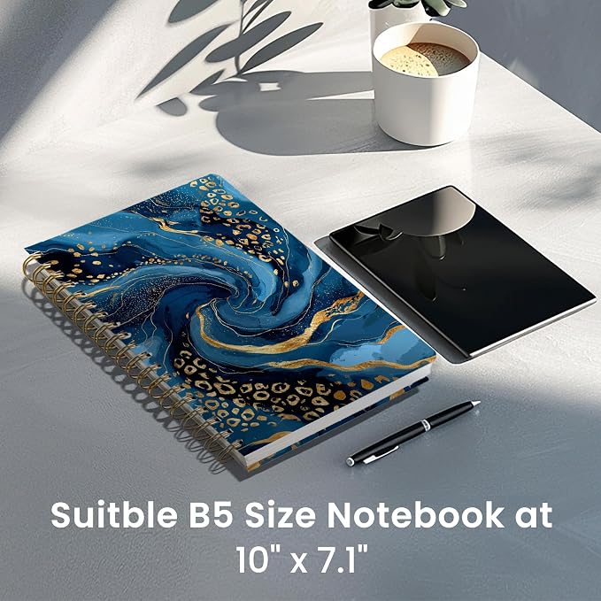 Lined Spiral Notebook Journal for Work, 300 Pages Thick B5 College Ruled - Image 6