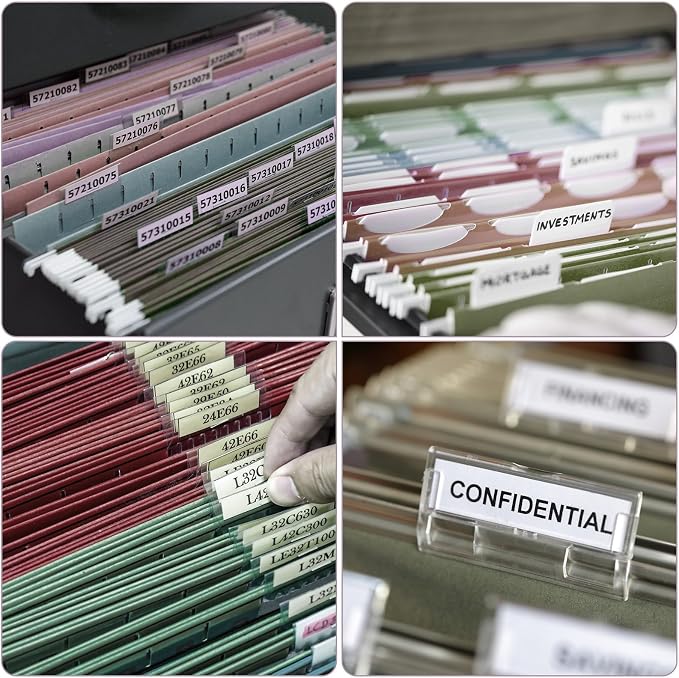 Sepamoon 40 Pcs Hanging File Folders Extra Capacity File Folders Letter Size - Image 5