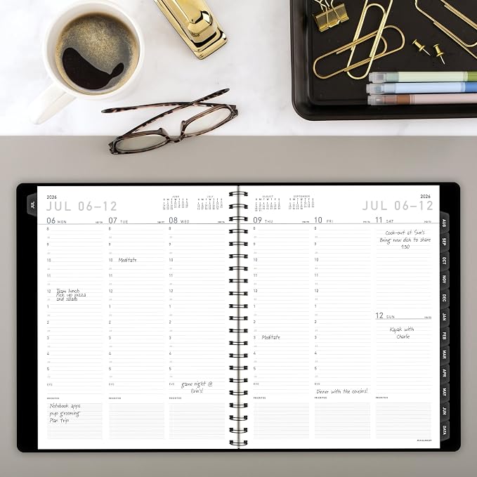 AT-A-GLANCE Planner 2026-2027 Weekly & Monthly Academic 12-Month July-June - Image 2