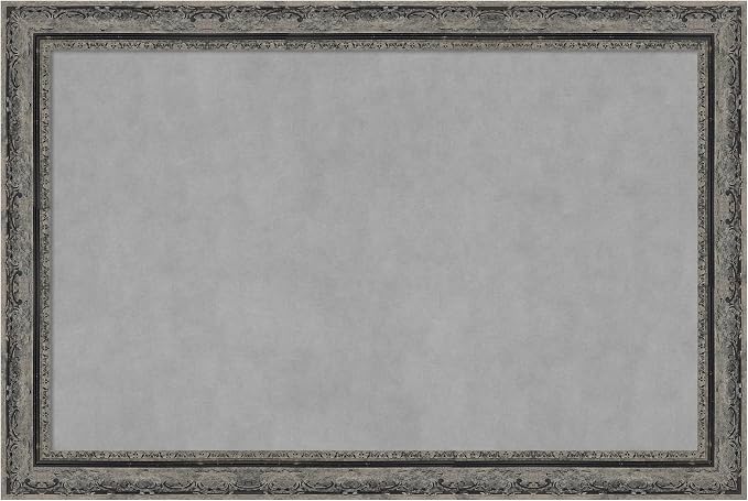 Amanti Art Black Framed Magnetic Board 24x36 Large Vision Board by AmantiArt