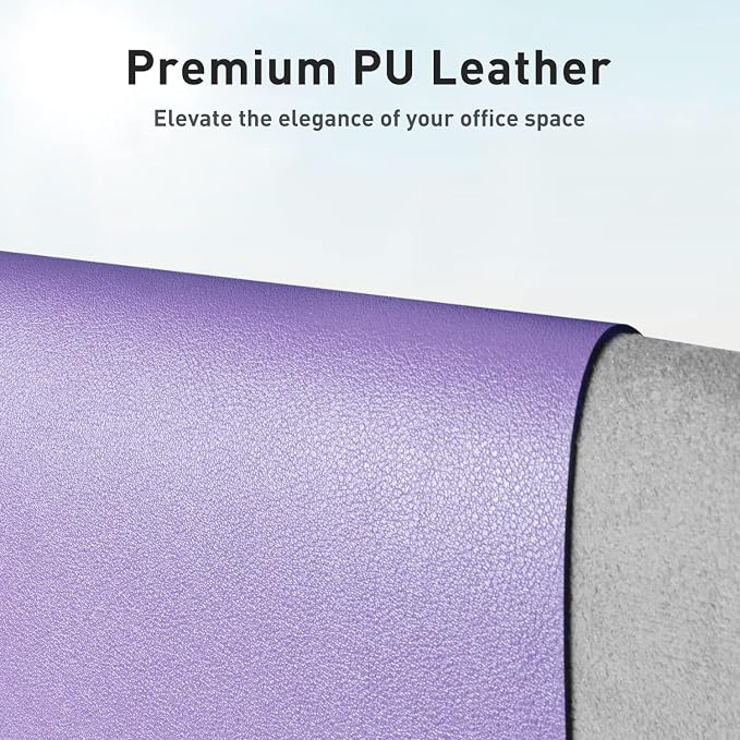 Aothia Faux Leather Desk Mat | Creates A Clean, Organized Workspace - Image 2