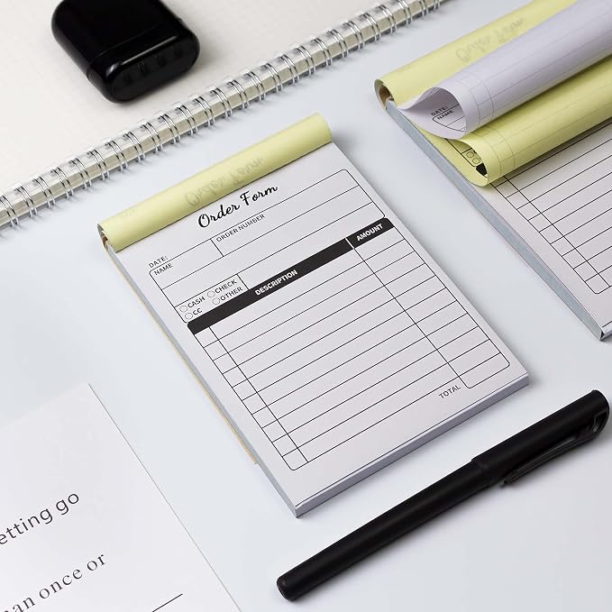Receipt Book, Handheld 2-Part Carbonless, 4x5.5 inches, Carbon Duplicate Copy - Image 6