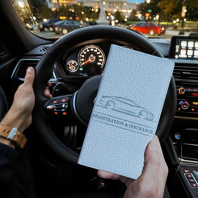 TOURSUIT Car Registration and Insurance Card Holder, Vehicle License Document - Image 3