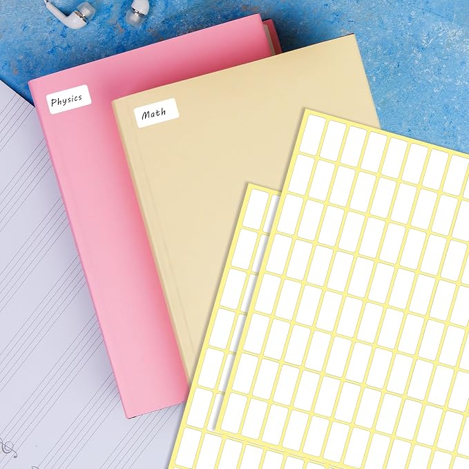 30 Sheets White Labels Stickers - Image 2