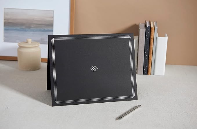 Gartner Studios Gray with Silver Foil Certificate Holders, Personalized - Image 5