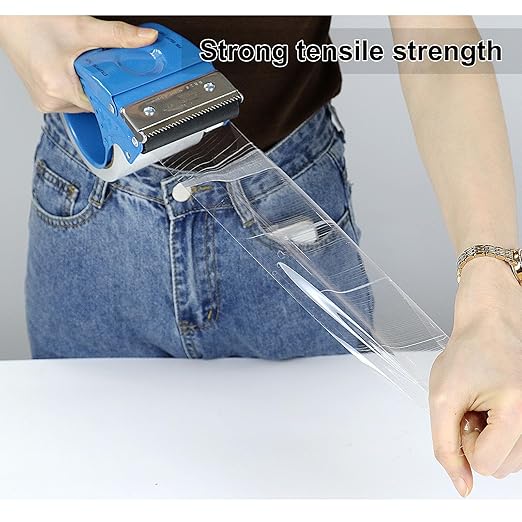 BOMEI PACK 3 inch Wide Heavy Duty Packing Tape, 2.4 Mil 3.0 Inch x 60 Yards, 12 Refills Rolls Clear Box Tape for Moving, Shipping, Mailing and Packaging-DeskLoop Office