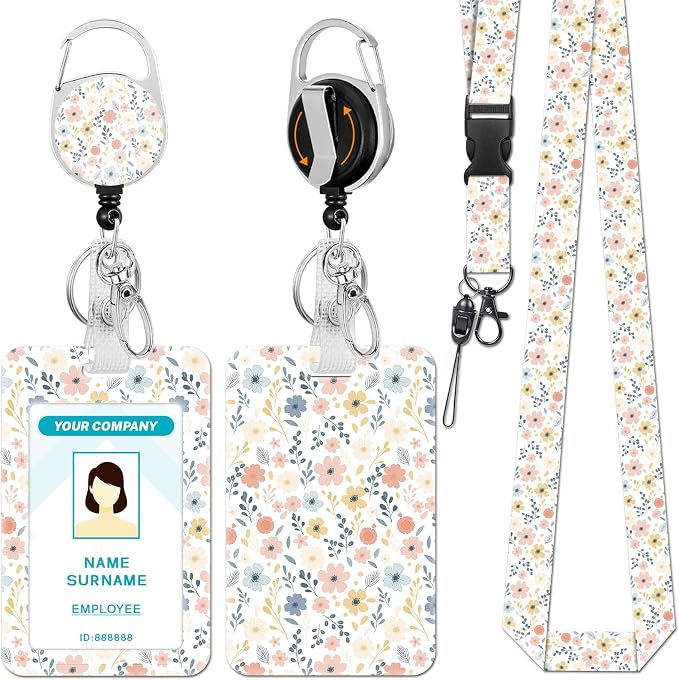 Hancynir Floral Flower Lanyards by Hancynir