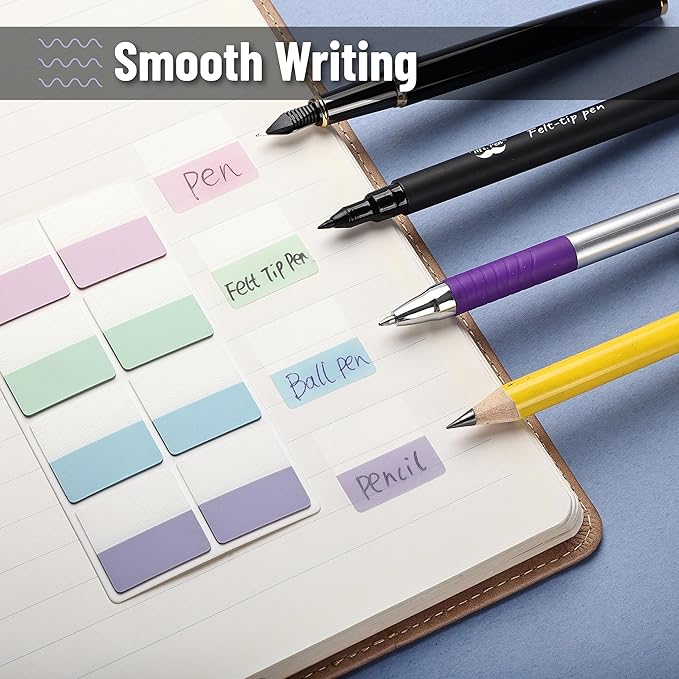 Mr. Pen- Sticky Index Tabs, 240 Pcs, Pastel Sticky Tabs for Notebooks, Page Markers, Page Tabs for Binders, Page Tabs Sticky Tabs for Books, Notebook Tabs, Book Sticky Tabs for Notebooks-DeskLoop Office