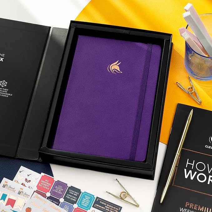 Clever Fox Planner Premium Edition – Undated Luxurious Weekly & Monthly Planner - Image 7