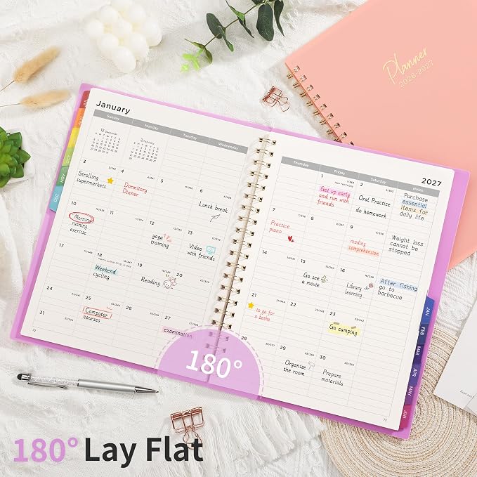EMSHOI 2026-2027 Appointment Book, 15-Minute Hourly Academic Planner, Large Size - Image 7