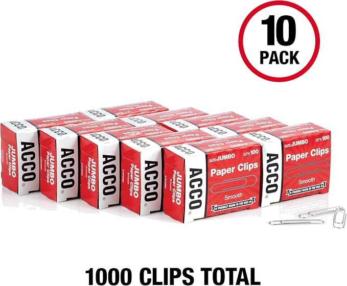 ACCO Brands Paper Clips, 10 Boxes - Image 5