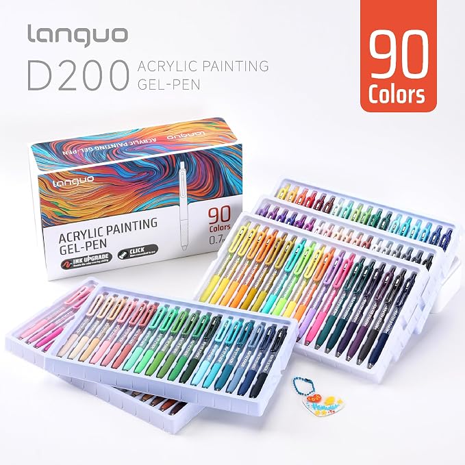 languo Retractable Acrylic Gel Pens - Image 2