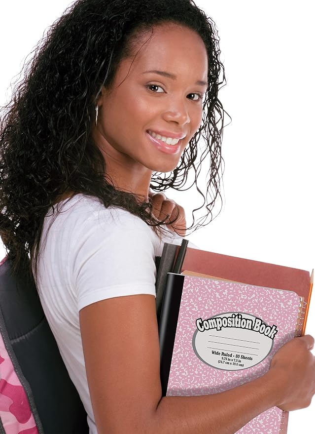 Better Office Products Composition Book Notebook, Wide Ruled, 80 Sheet - Image 4