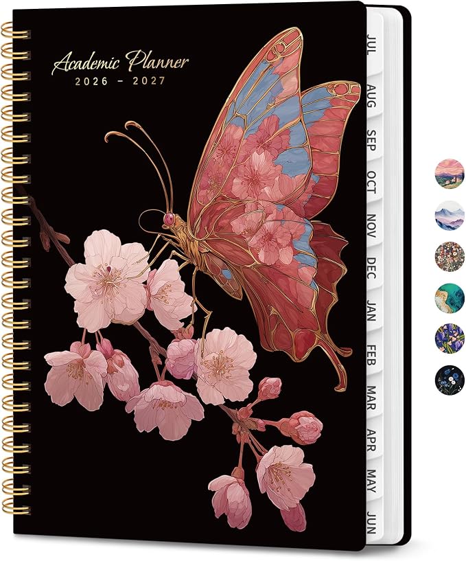 Planner 2026-2027, Monthly and Weekly Academic Planner July 2026 by Zotia