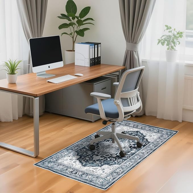 Office Chair Mat for Hardwood Floor & Tile Floor, Machine Washable Office Area - Image 7