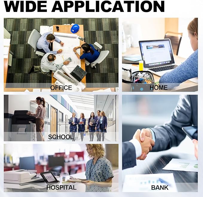 952XL Ink Cartridges Black Tri-Color Combo Compatible Replacement Work with HP OfficeJet Pro 7720 7740 8200 8210 8216 8218 8700 8710 8714 8715 8716 8717 8720 8724 8725 8726 Printer(4 Pack, BCMY)-DeskLoop Office