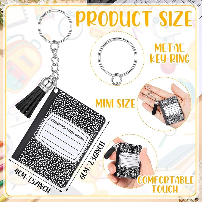 Sureio 30 Pcs Back to School Teacher Appreciation Gift Bulk Mini Notebook - Image 4