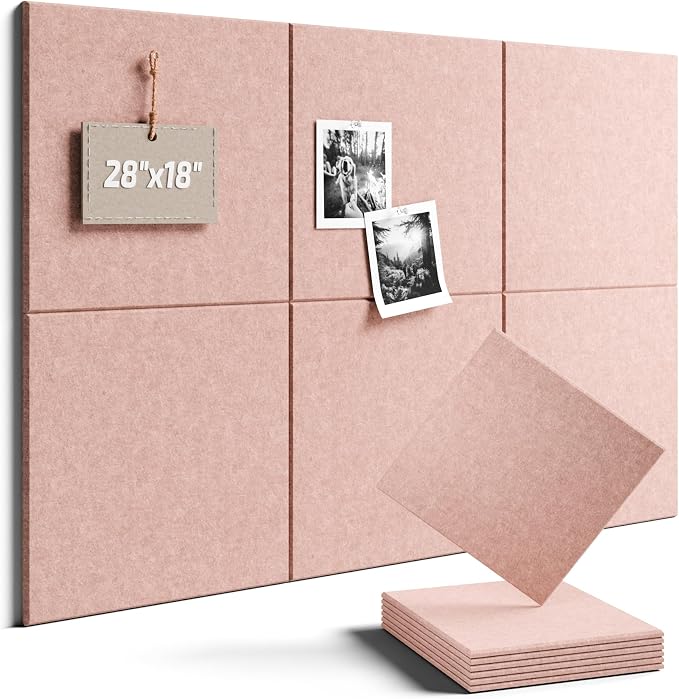 Felt Bulletin Board Tiles -28"x18" Cork Board Alternative by FLUXYNARA