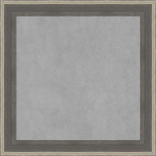 Amanti Art Grey Framed Magnetic Board 25x25 Medium Vision Board by AmantiArt