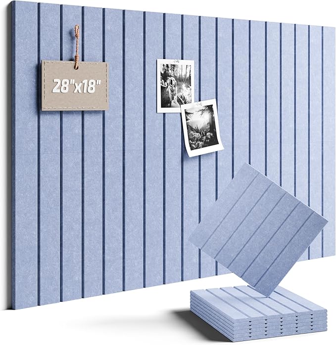 Felt Bulletin Board Tiles -28"x18" by FLUXYNARA