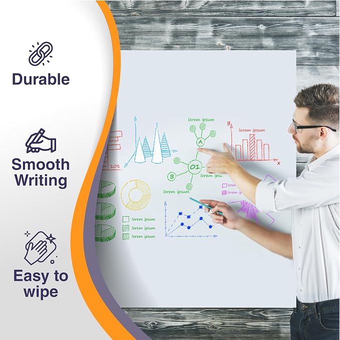 Large Magnetic Whiteboard for Wall - Image 3