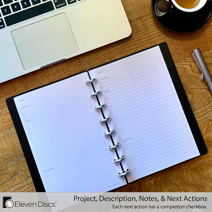 Eleven Discs Discbound Paper, Junior Size Project Planning Sheets - Image 3