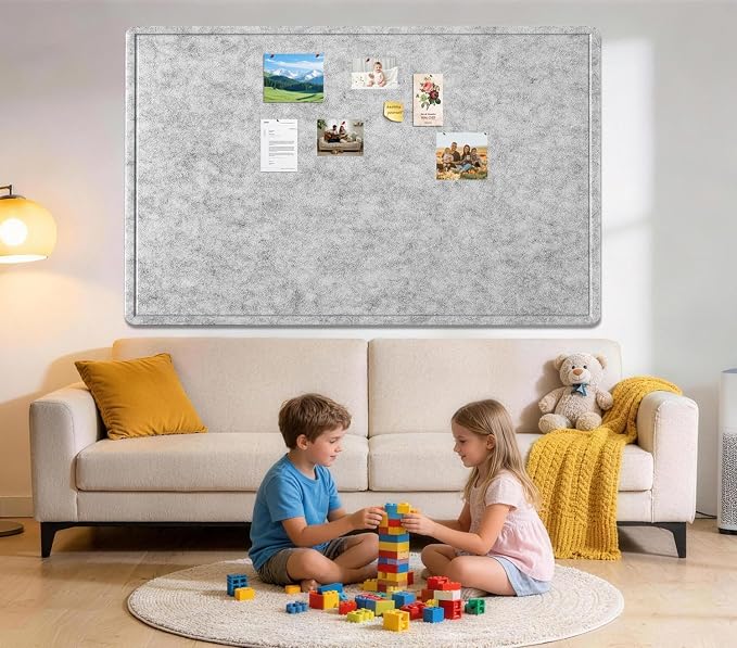 Extra Large Bulletin Board, 96 X 48 inches Cork Board - Image 6
