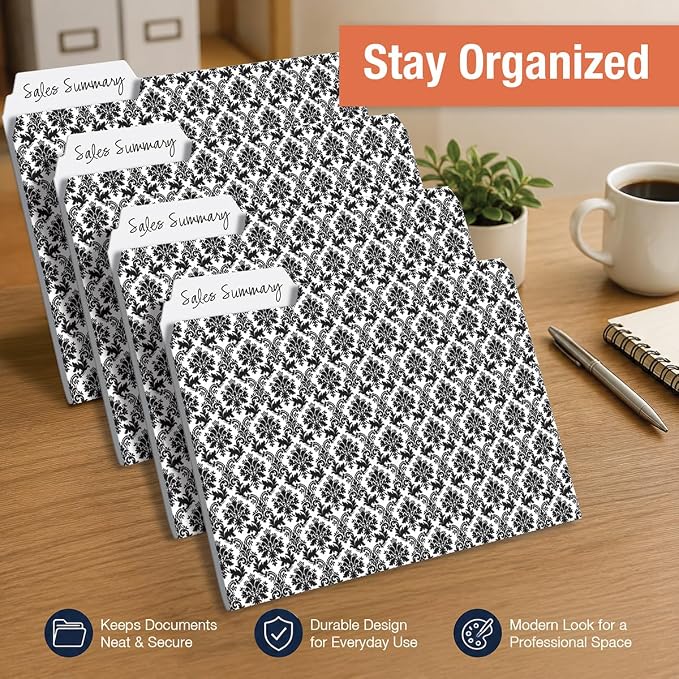 Current Elegant Black File Folders Value Pack - Image 3