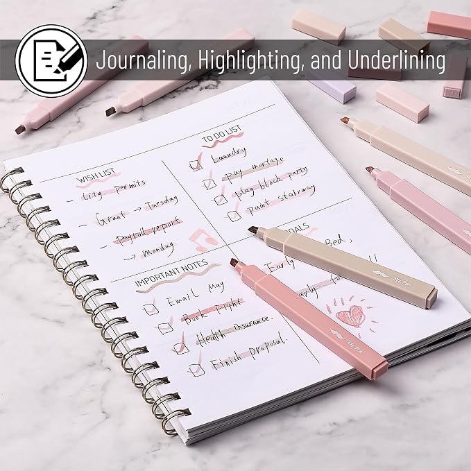 Mr. Pen- Aesthetic Highlighters No Bleed, 8 Pack, Cute Highlighters Assorted - Image 4