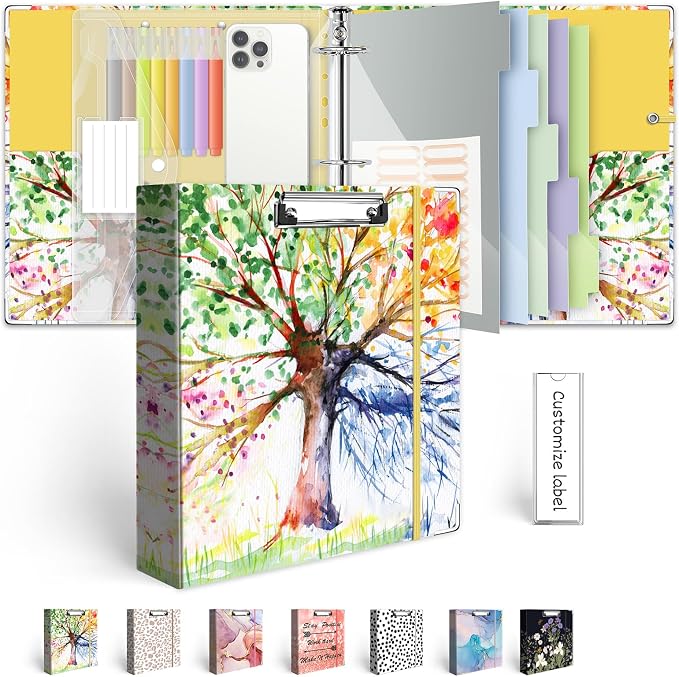 2 Inch 3 Ring Binder Organizer, Three Ring Binder by BVSSX