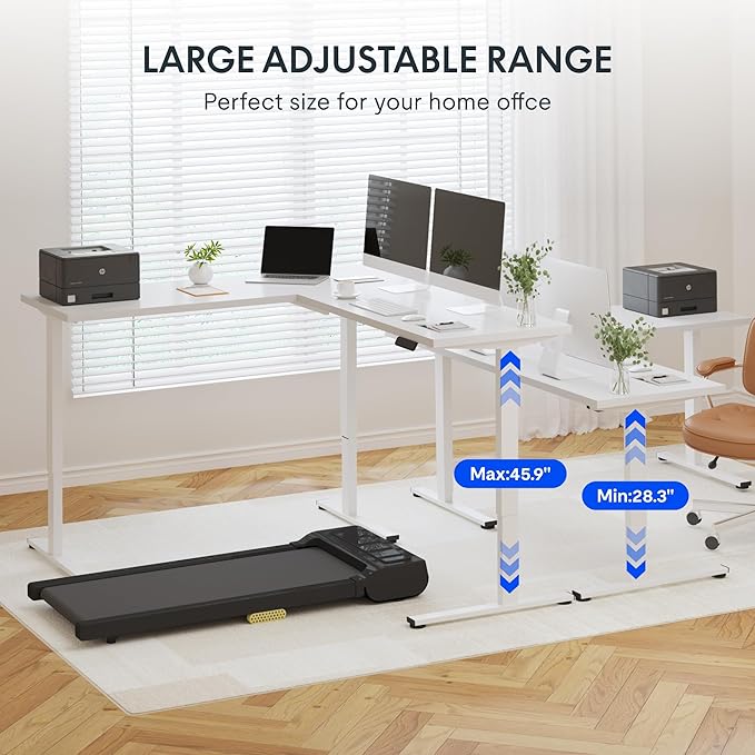 FLEXISPOT L Shaped Standing Desk, 63 x 47 Inch Electric Height Adjustable - Image 7