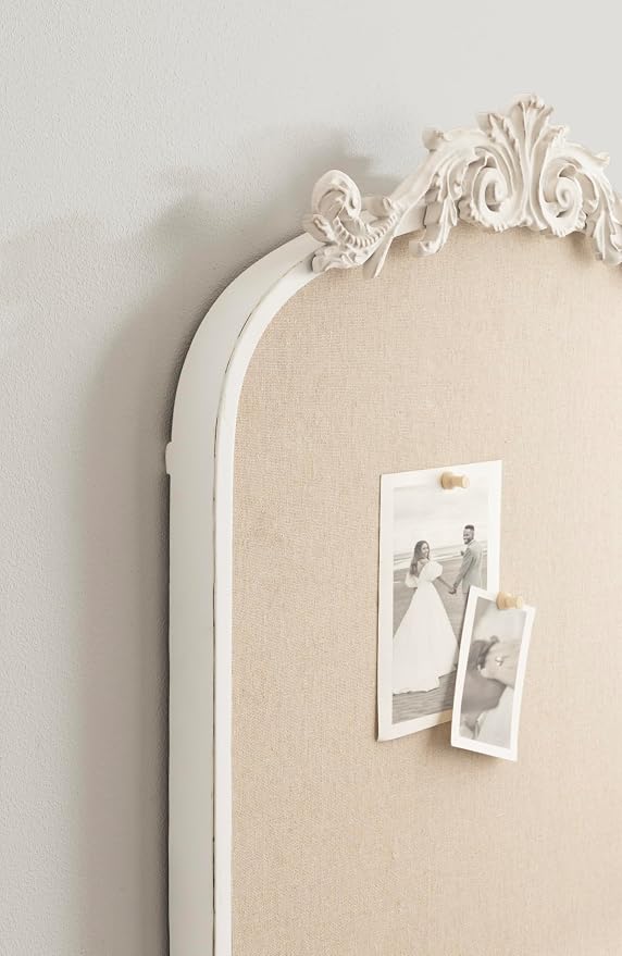Kate and Laurel Arendahl Decorative Arch Pinboard; 19 x 31; White; Framed - Image 5