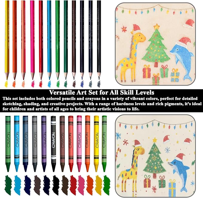 Fuxi Art Supplies for Kids 9-12, Stocking Stuffers | Art Set - Image 6