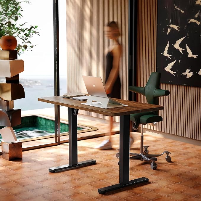 HUANUO 48" x 24" Electric Standing Desk Adjustable Height, 4 Memory Height - Image 2